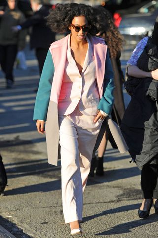 Solange Knowles At New York Fashion Week AW14