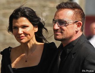 Bono at Andrea Corr's wedding