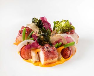 Octopus dish inspired by meals of Ancient Greece and served at Mandarin Oriental London