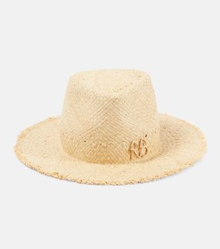 Embellished Straw Fedora