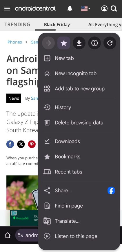 Material 3 Expressive on Chrome for Android