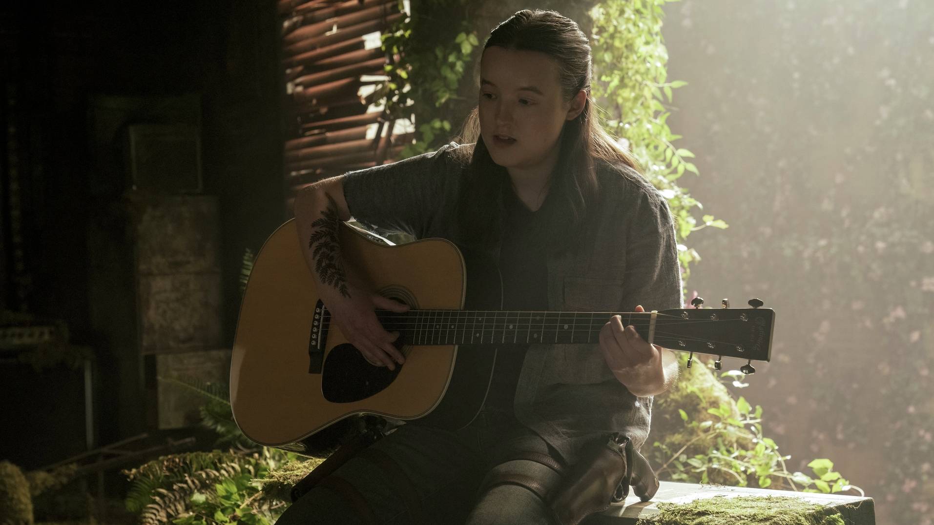 Bella Ramsey in The Last of Us season 2 episode 4.
