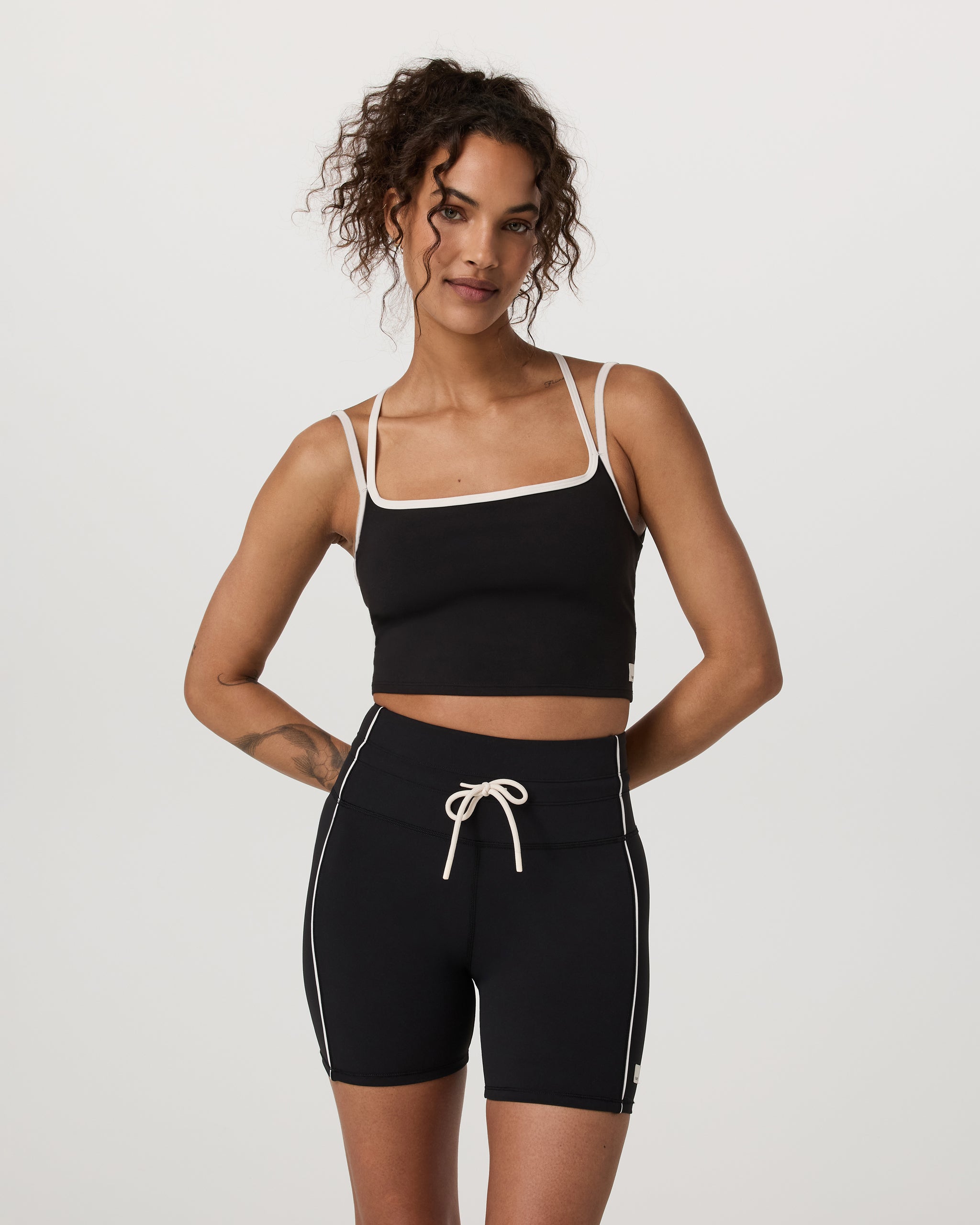 Daily Layered Tank - Black - Xxs
