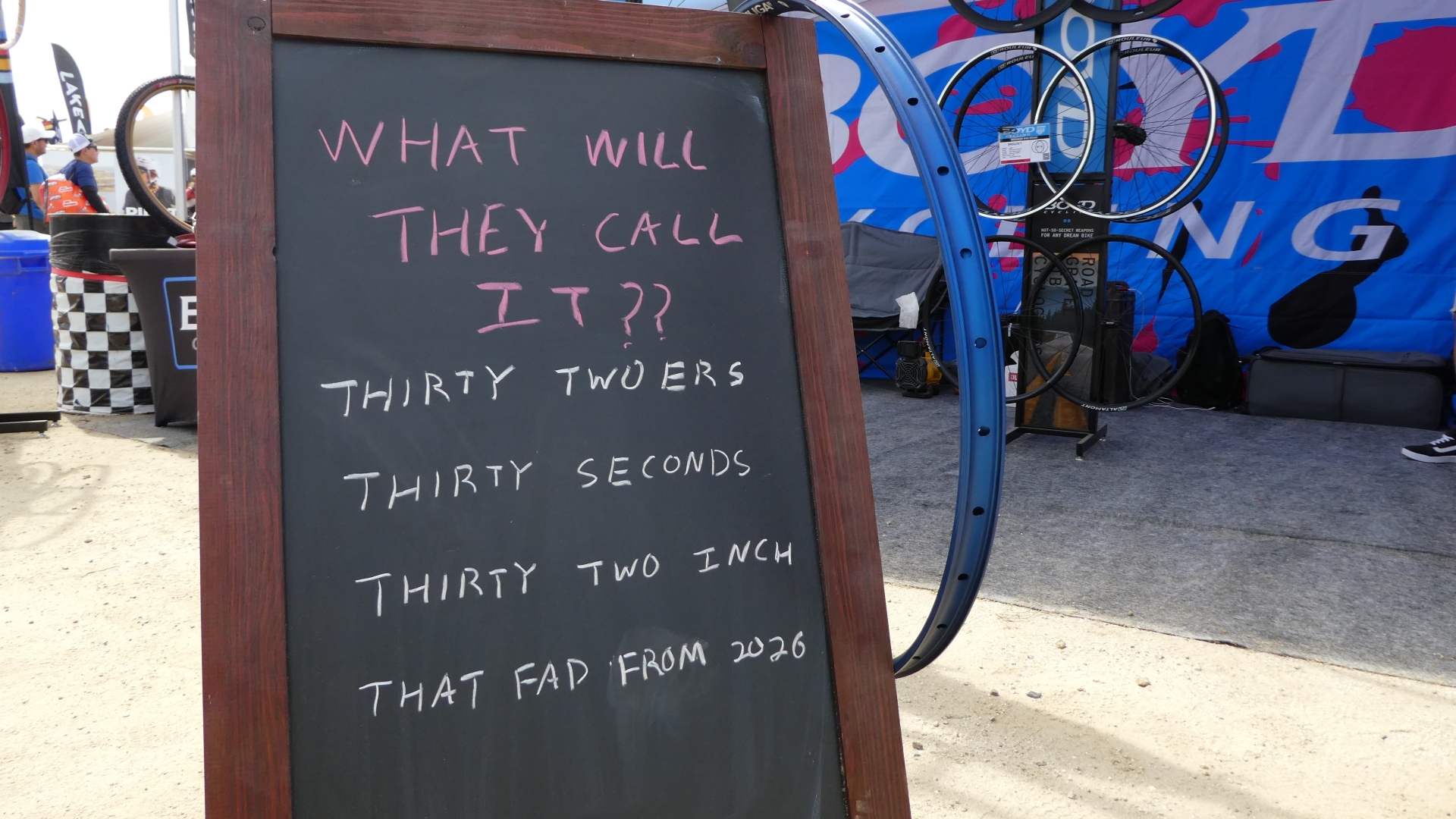 32" wheels at Sea Otter