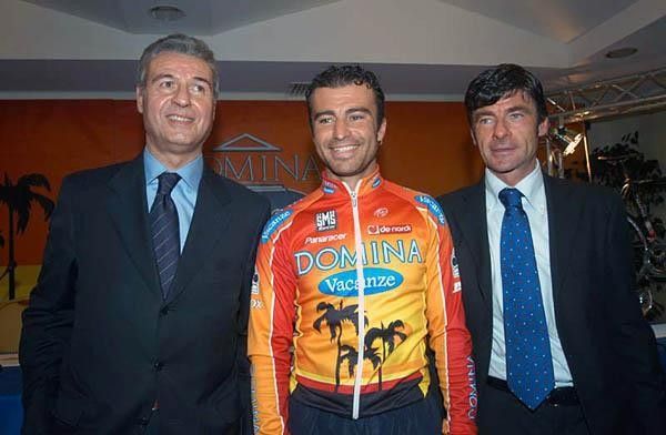 Gianluigi Stanga, Ivan Quaranta and Gianni Bugno,