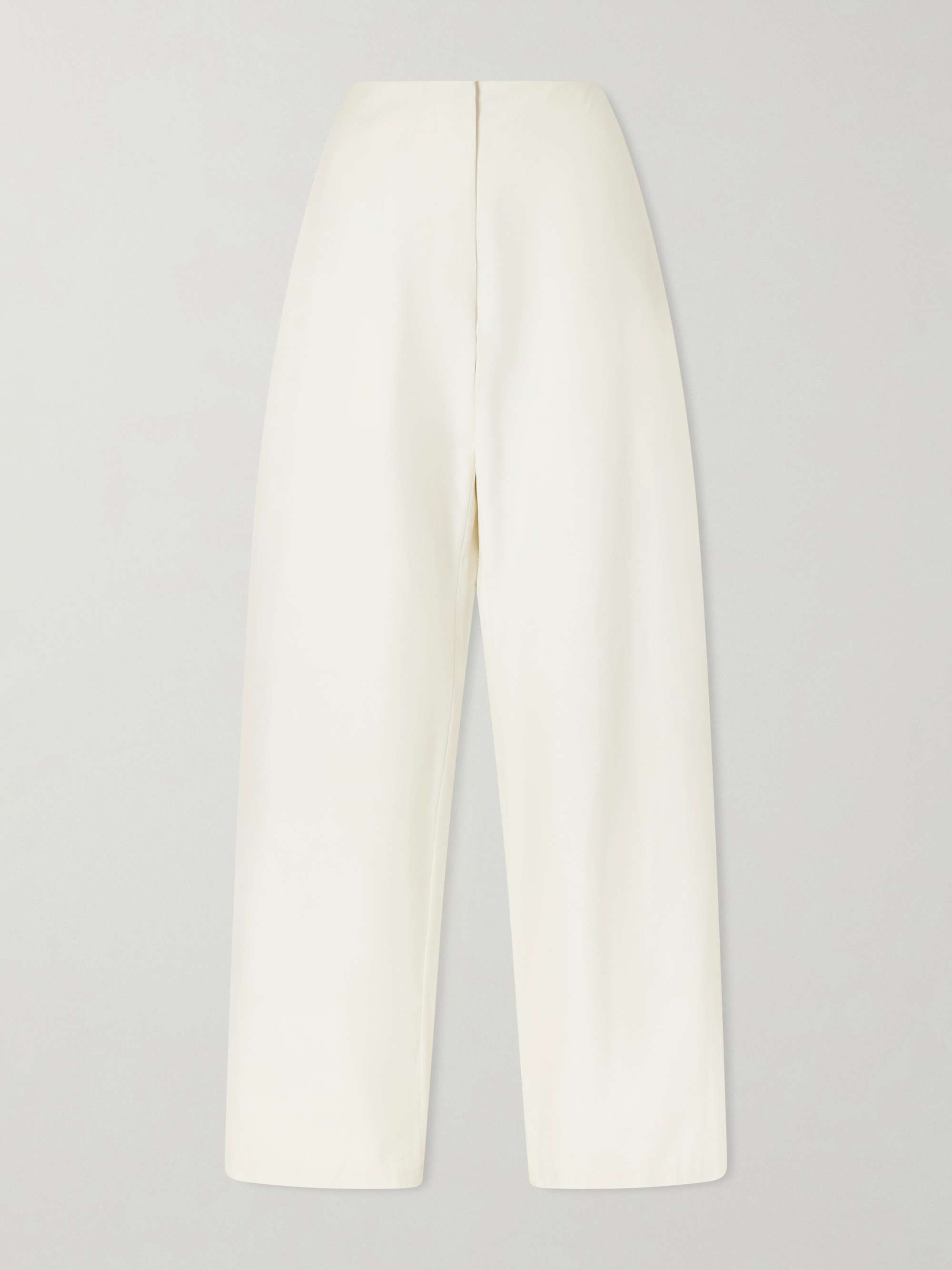 Galileo Cotton and Silk-Blend Barrrel-Leg Pants