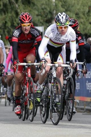 Fortunato Baliani (l) and Jose Rodolfo Serpa Perez on the podium.