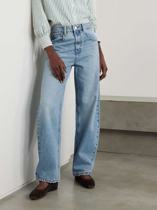 Long Barrel High-Rise Jeans