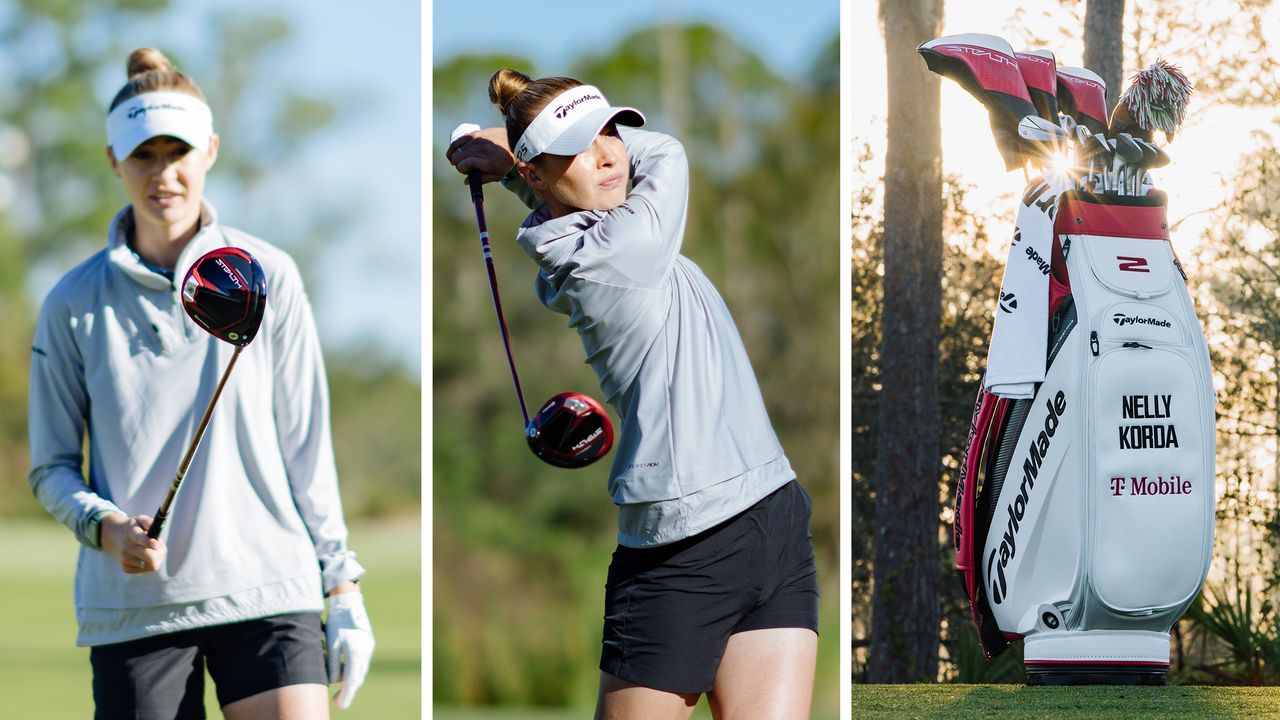 Nelly Korda press shots from TaylorMade