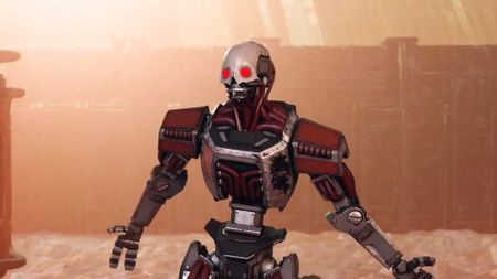 A Helldivers 2 Cyborg cries out in despair