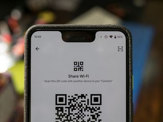 Android Q Wi-Fi sharing QR code
