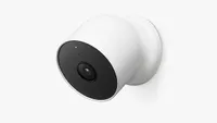 The Google Nest Cam Battery on a white background