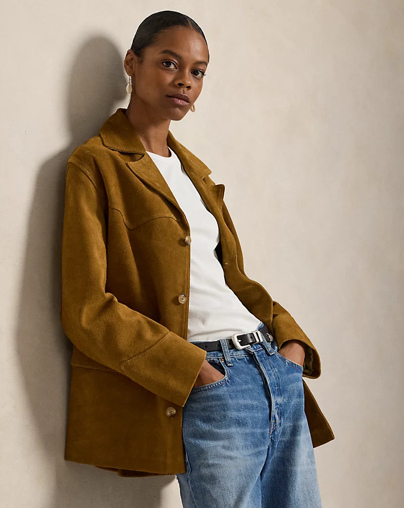 western suede jacket