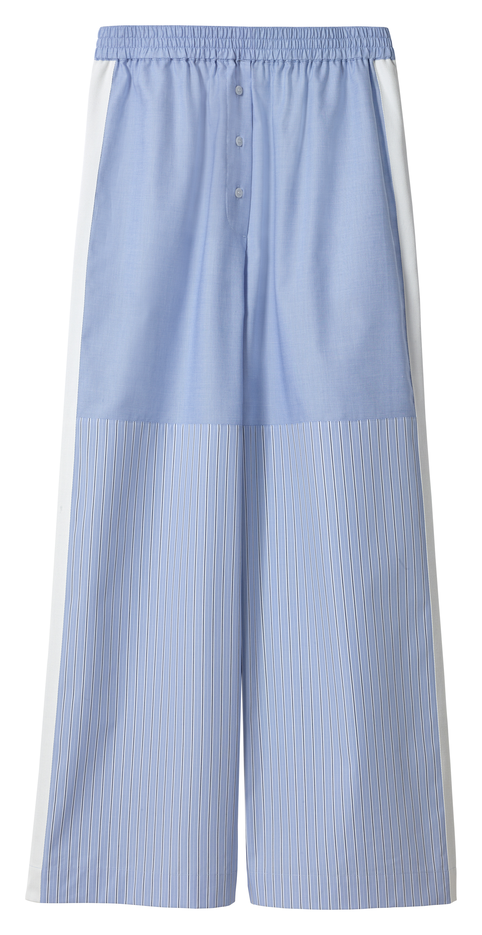 clothes from the H&M x Stella McCartney collaboration on a plain backdrop