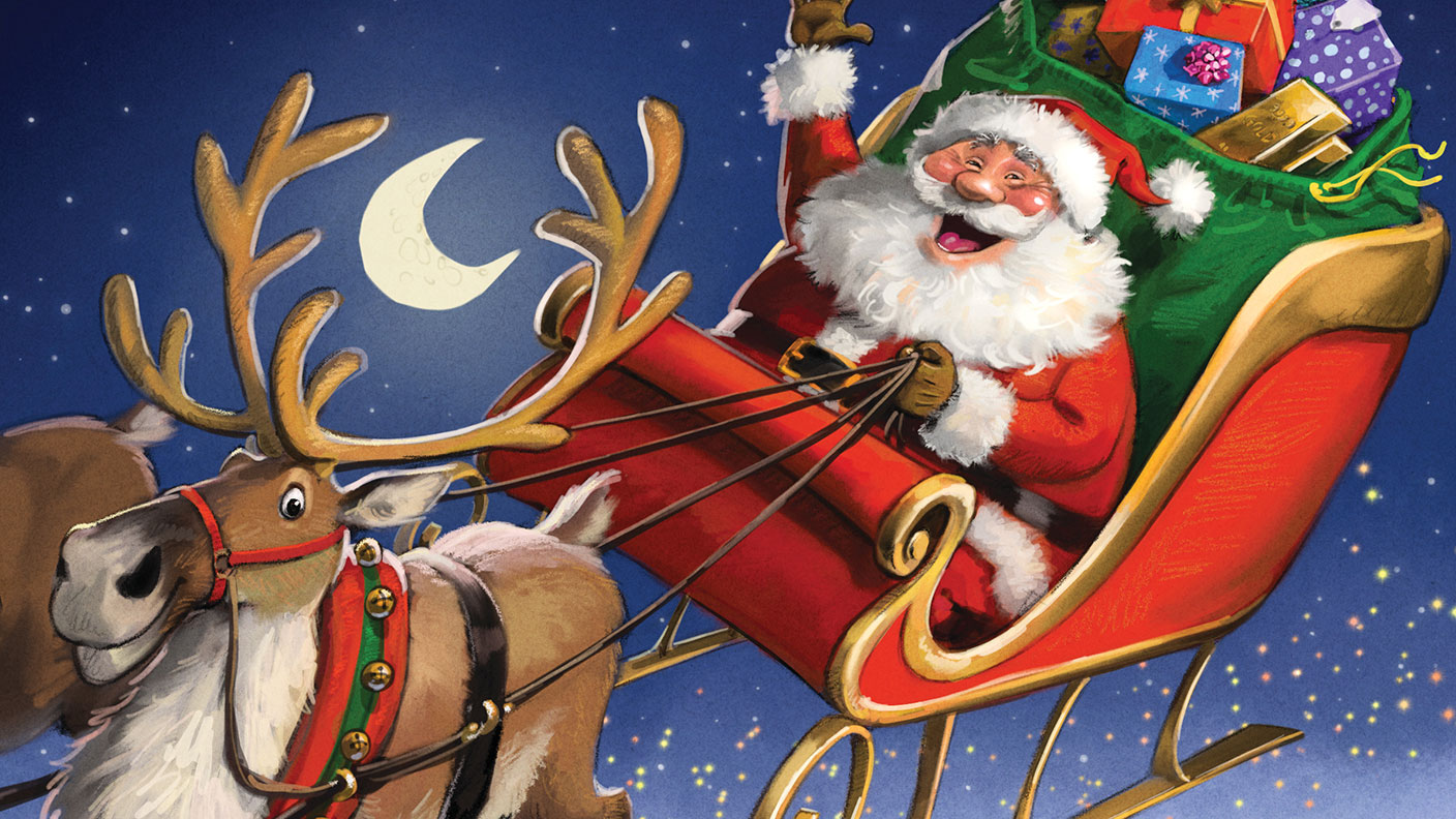 MoneyWeek cover illustration – Father Christmas