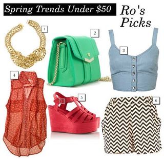 spring fashion trends under 50 on a budget