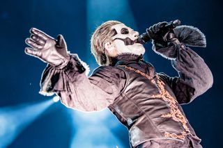 Tobias Forge performing live with Ghost