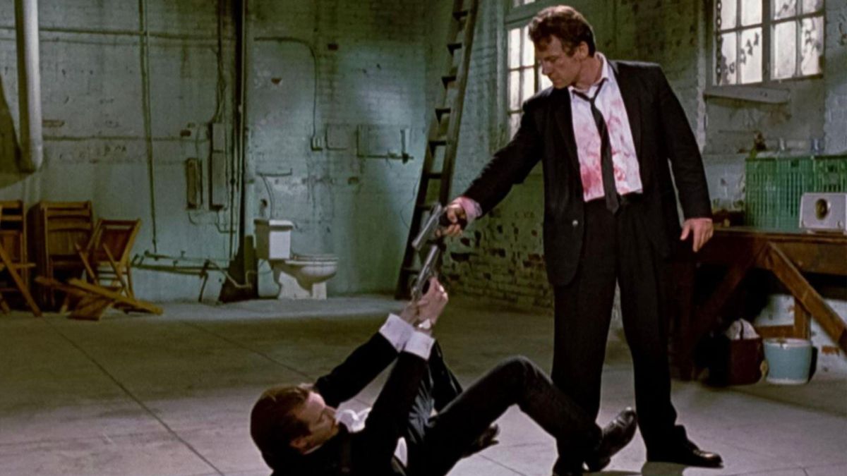 Harvey Keitel at right and Steve Buscemi in &quot;Reservoir Dogs.&quot;