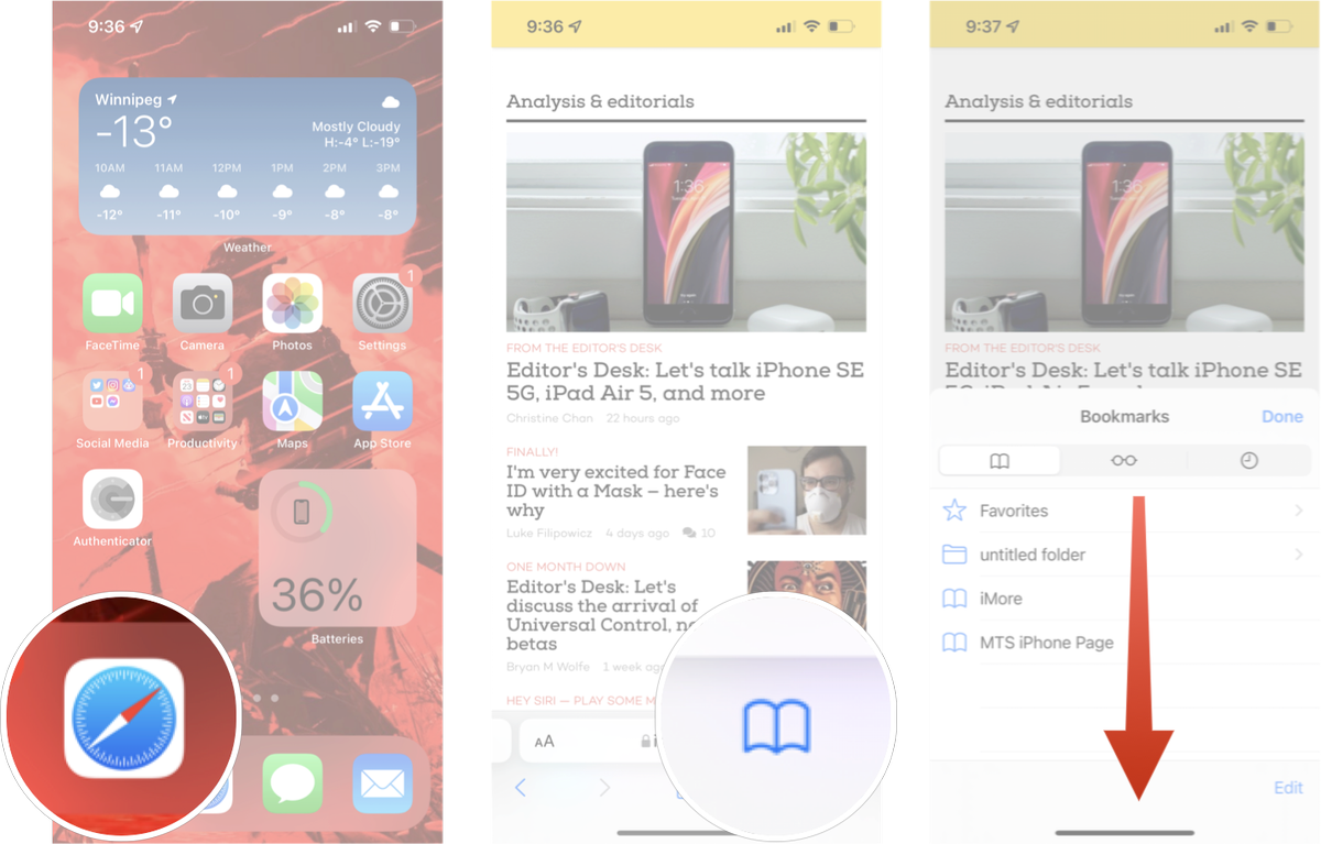 How to use Bookmarks and Reading List in Safari on iPhone and iPad iMore