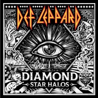 The cover of Def Leppard's forthcoming album, Diamond Star Halos