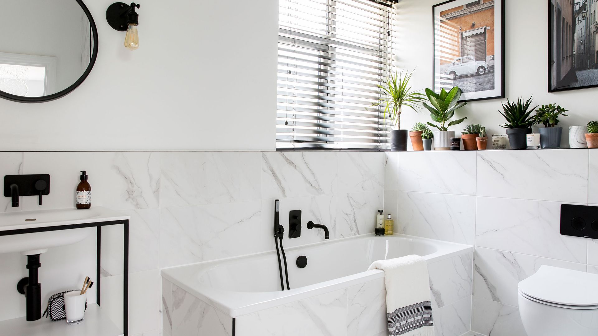 12 budget small bathroom ideas to spruce up your space | Ideal Home