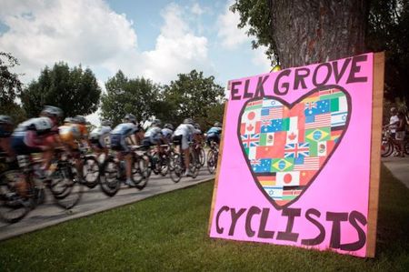 A big welcome for racers here in Elk Grove.