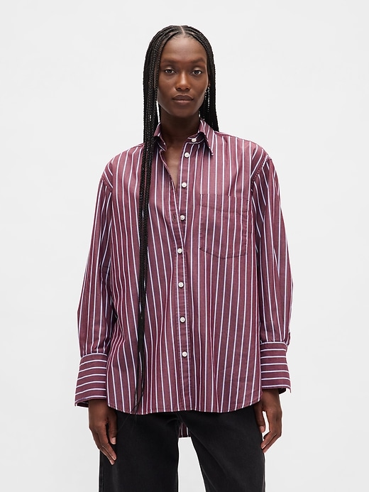 Organic Cotton Poplin Big Shirt