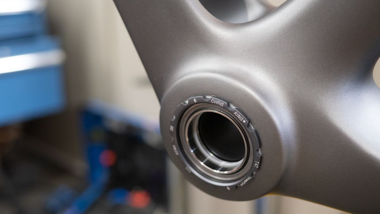 Enve Melee installed bottom bracket