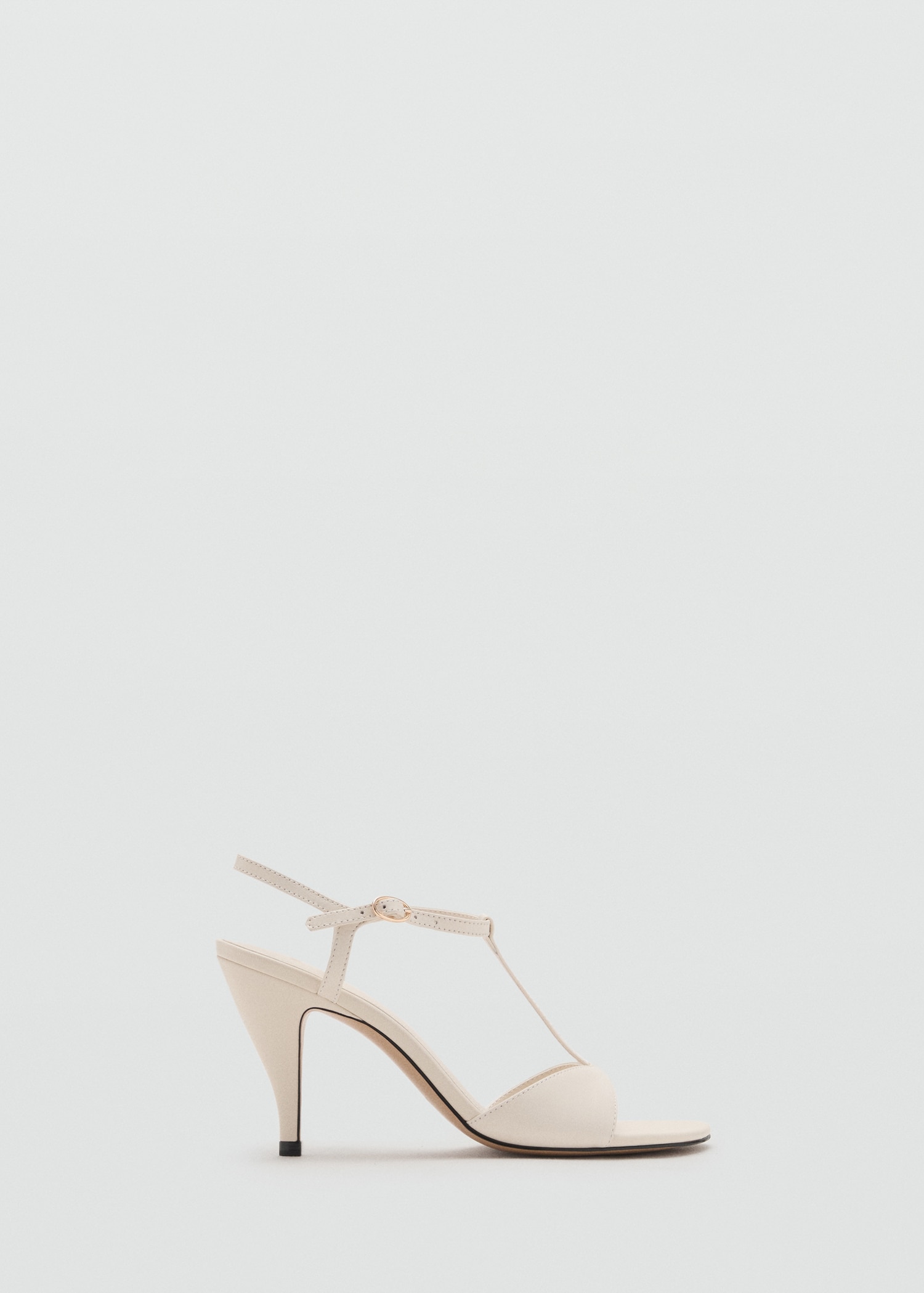 Heeled Leather Sandals With Straps - Women | Mango United Kingdom