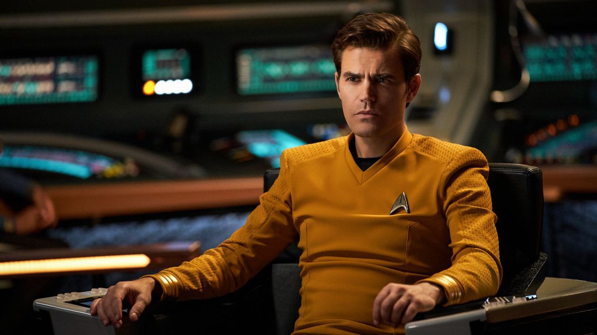 Paul Wesley as Kirk in Star Trek: Strange New Worlds