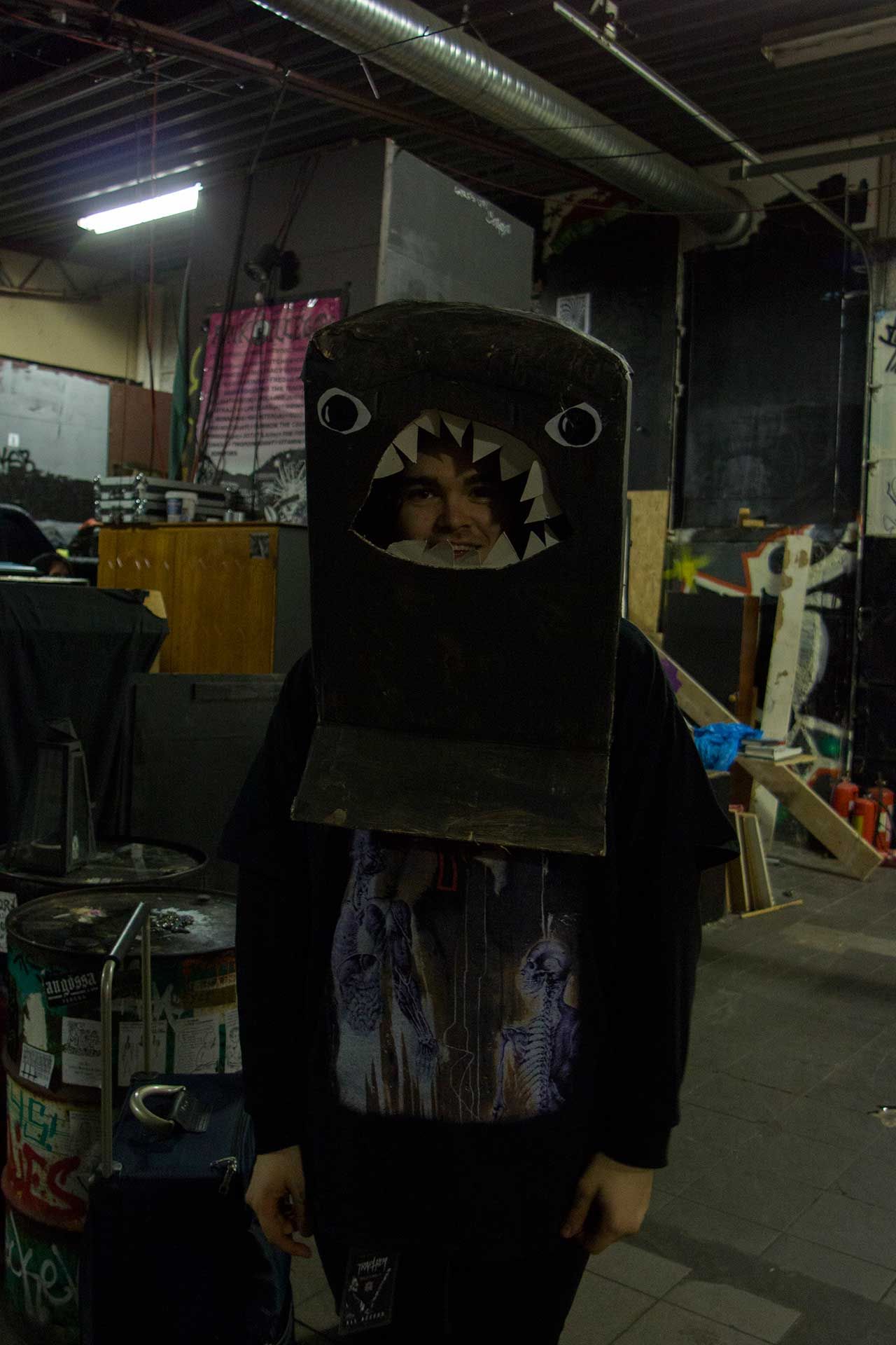 You find some weird things on tour.