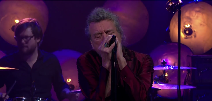 Watch Robert Plant Play New World On The Late Late Show With James Corden Guitar World 