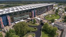 Aerial view of Royal Ascot