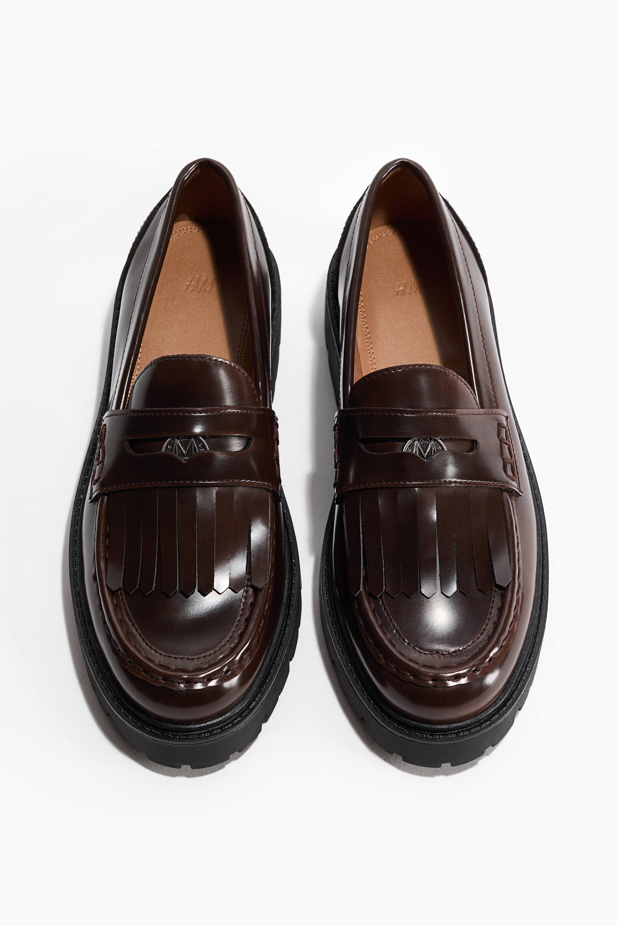 h&amp;amp;m, Fringe-Trimmed Loafers