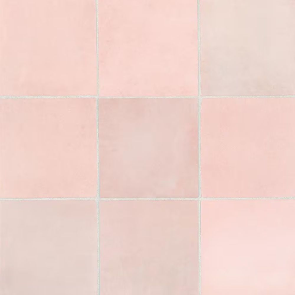 Cloe Subway Glossy Pink 5 in. x 5 in