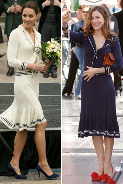 Sarah Jessica Parker vs Kate Middleton - Sarah Burton for Alexander McQueen dress