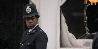 John Boyega as Leroy Logan in Small Axe Red, White and Blue