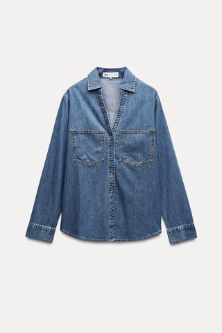 Z1975 Denim Shirt With Patch Pockets