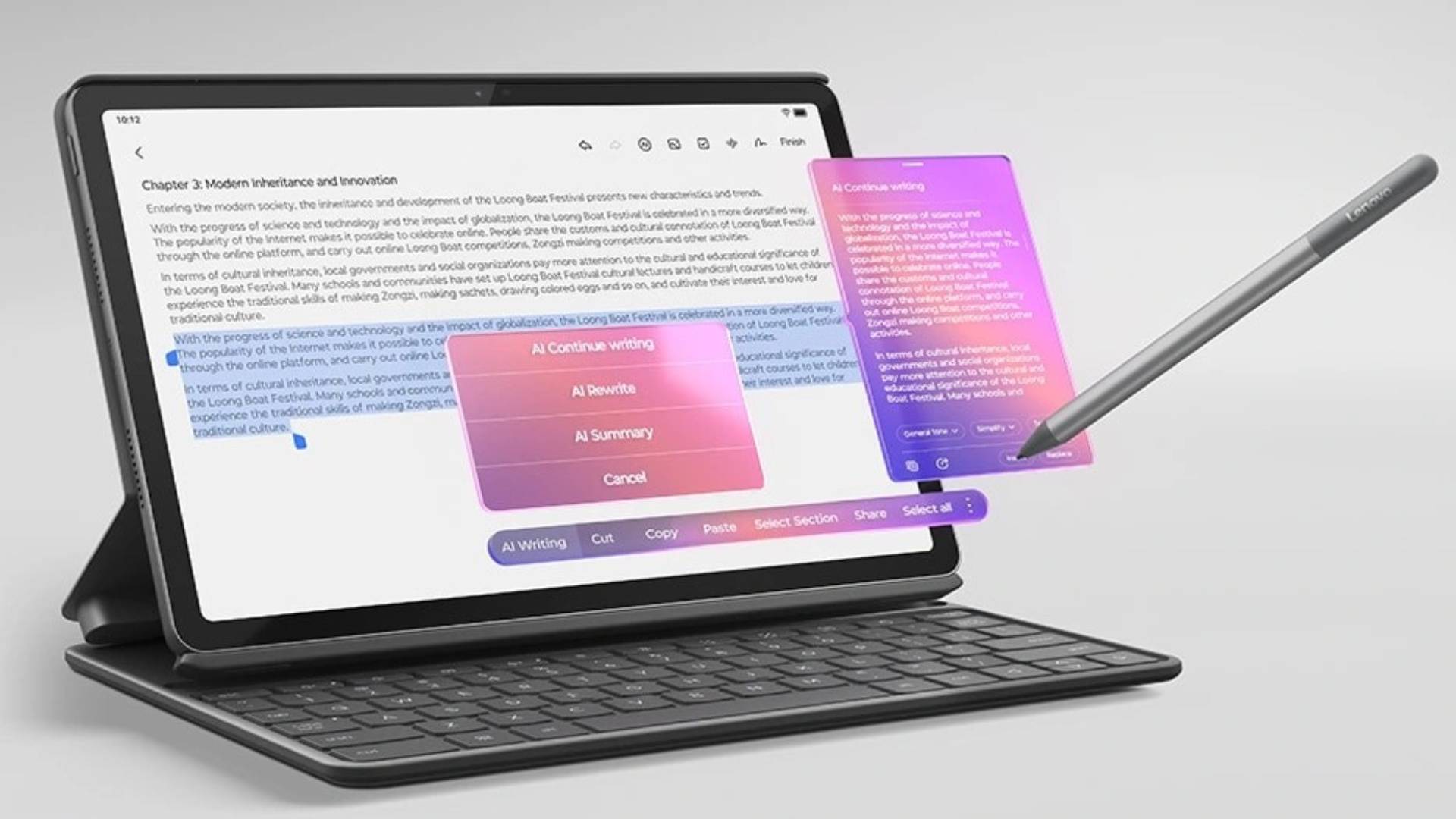 Lenovo Idea Tab productivity features