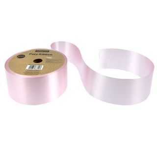 Pink satin ribbon