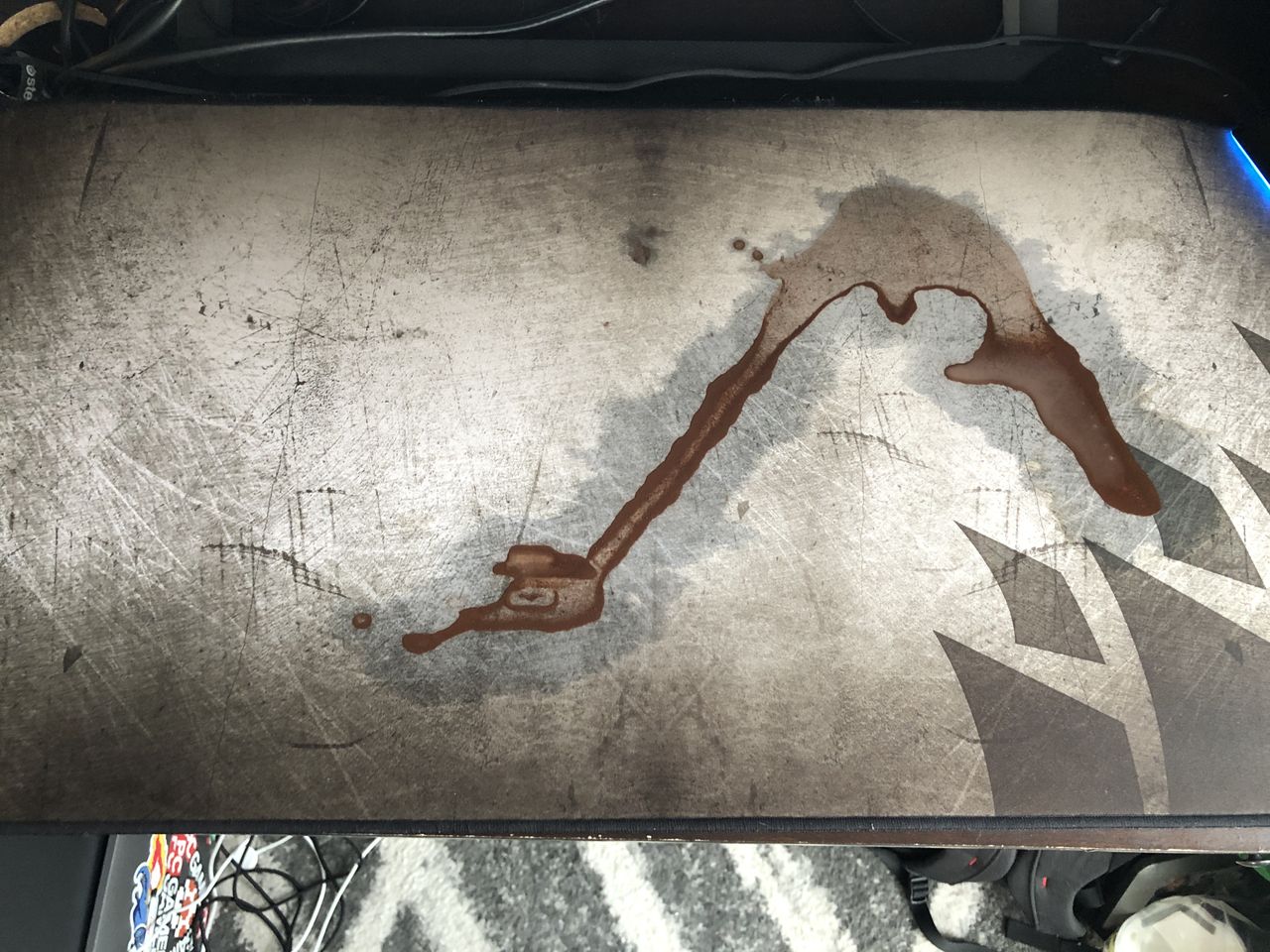 Don't cry over spilled chocolate milk. Here's how to clean your oversize mouse pad.
