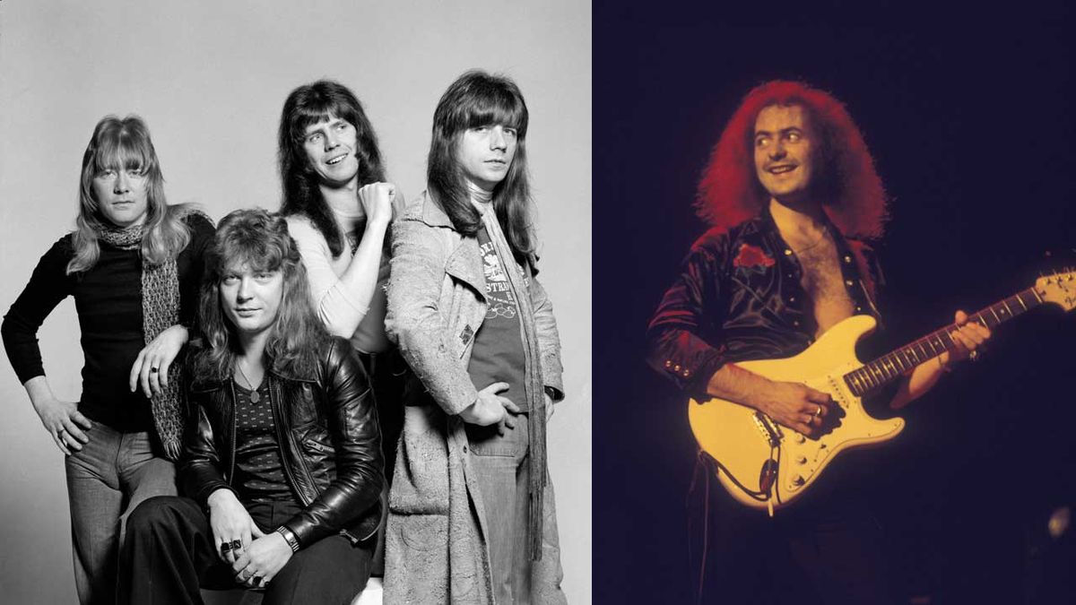 Sweet studio portrait, and Ritchie Blackmore onstage