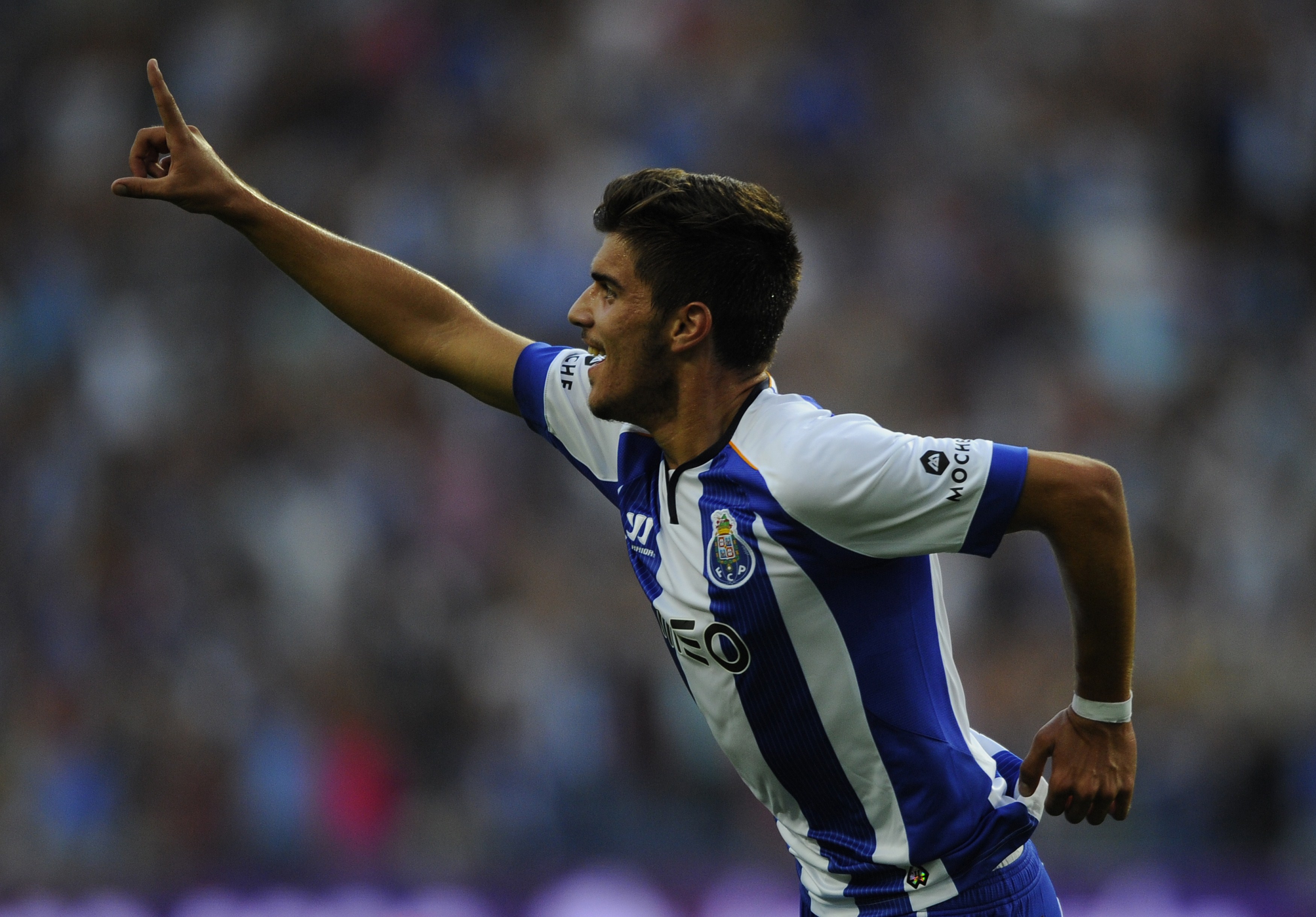 Ruben Neves celebrates after scoring for Porto against Maritimo in August 2014.