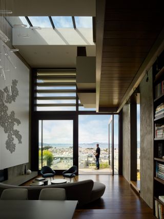 Views out looking at the Bay area at Art House by Aidlin Darling Design