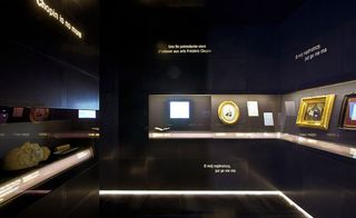 the ’Death Room’ is a sombre black box, featuring a plaster death mask taken of Chopin’s face and invitations to his memorial service