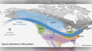 The climate pattern known as La Niña is likely to persist through February 2021, scientists say.