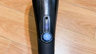 Mighty Bliss Cordless Massager power button