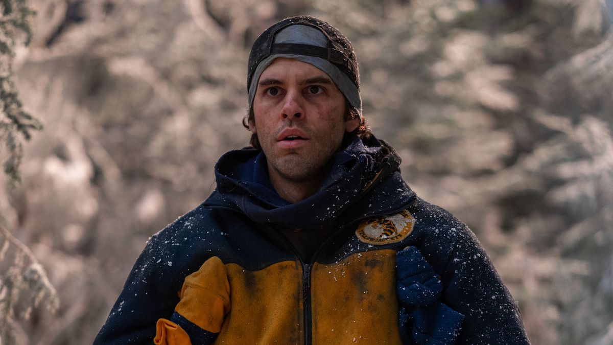 Coach Ben standing in the snow in Yellowjackets