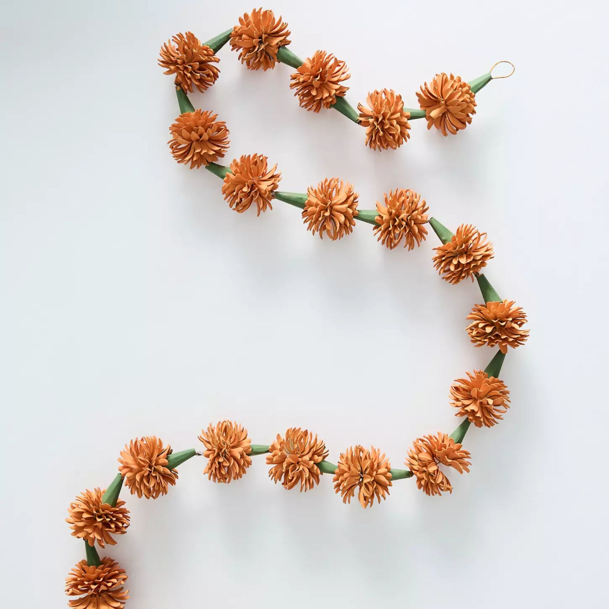 Orange marigold garland