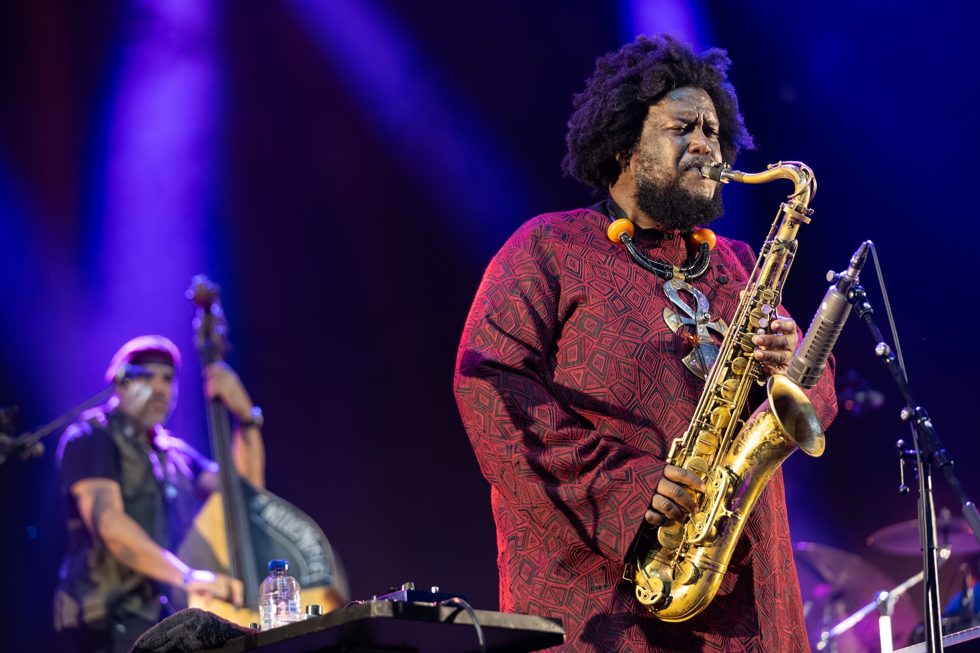 Kamasi Washington performs on stage at North Sea Jazz festival at Ahoy on July 13, 2025 in Rotterdam, Netherlands